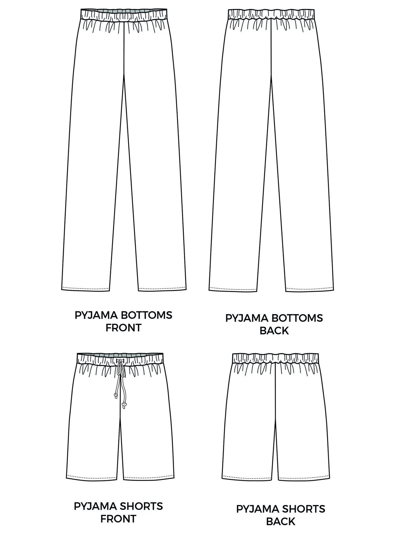 Tilly and the Buttons Joe PJ Bottoms/Shorts - Image 11