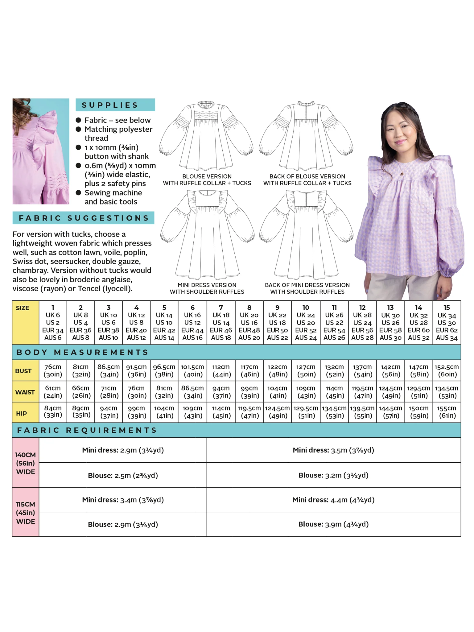Tilly and the Buttons Marnie Blouse & Dress - Image 20
