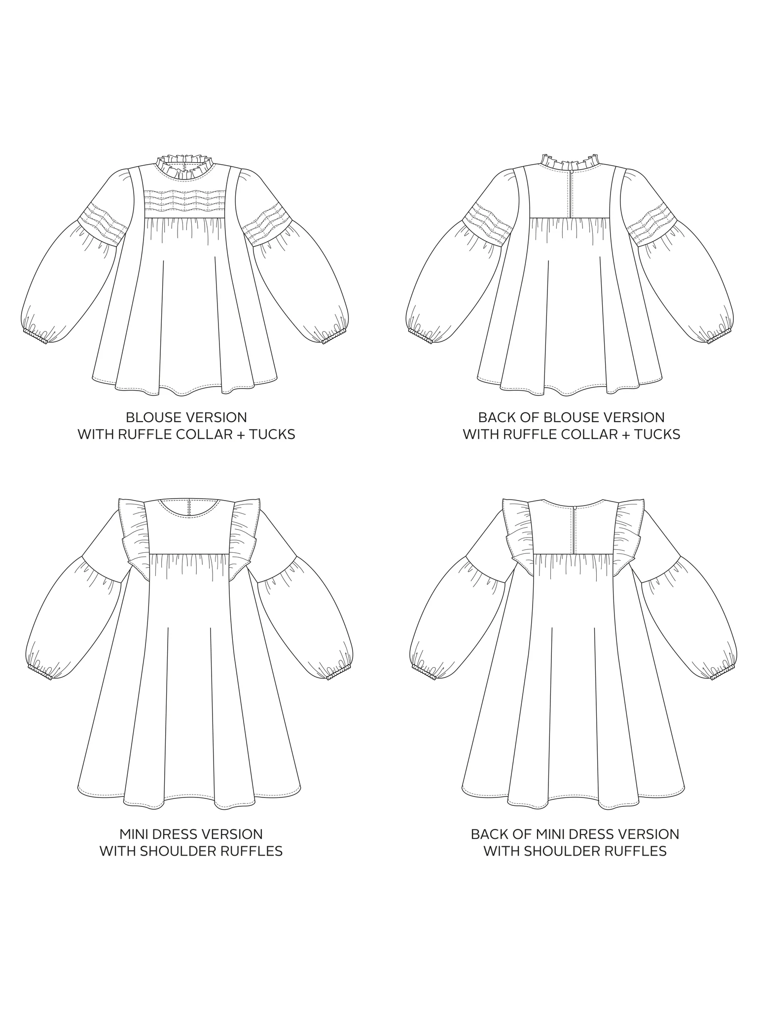 Tilly and the Buttons Marnie Blouse & Dress - Image 21