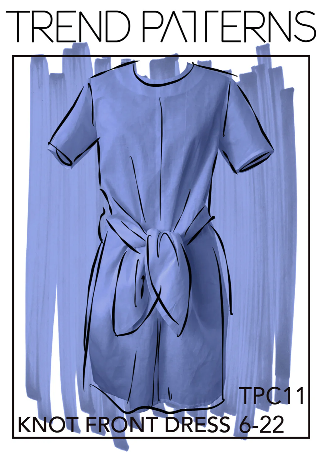Trend Patterns TPC11 Knot Front Dress - Image 8