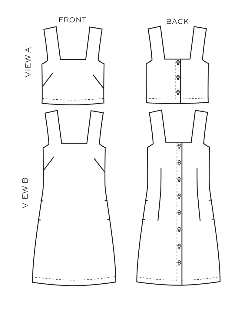True Bias Aster Top and Dress - Image 24