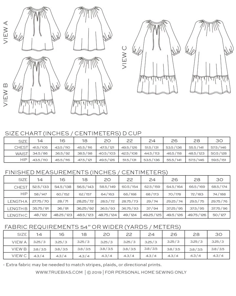 True Bias Roscoe Blouse and Dress - Image 15