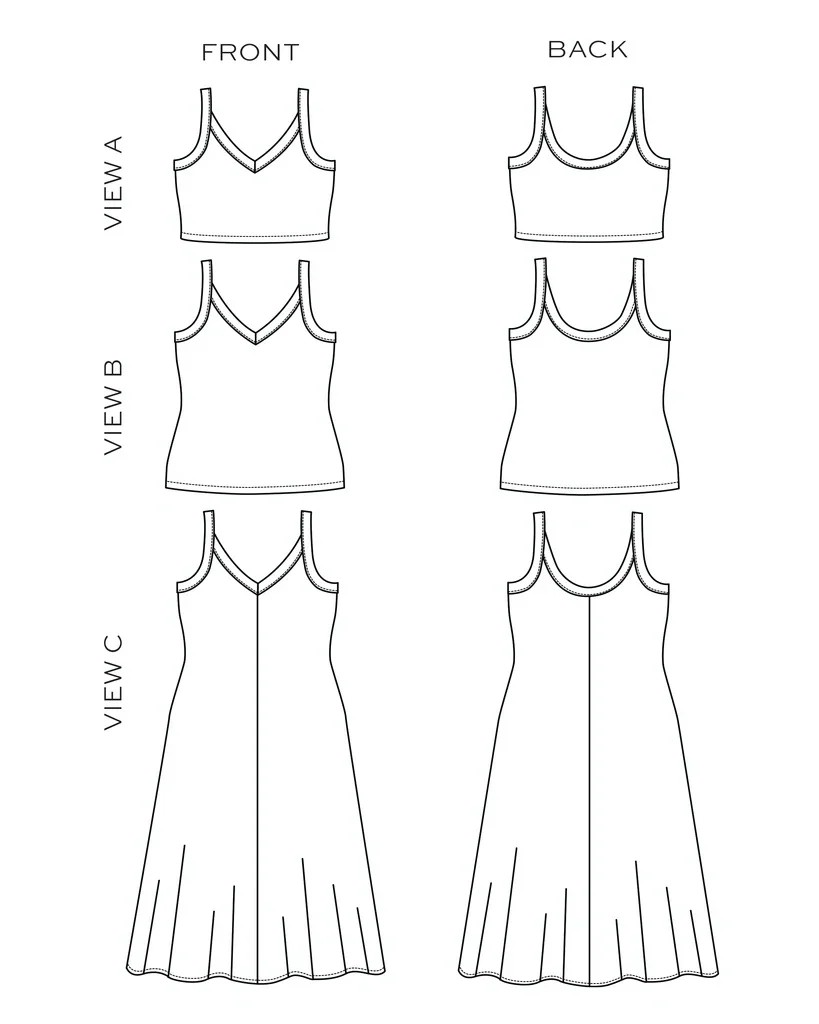 True Bias Zoey Tank and Dress - Image 29