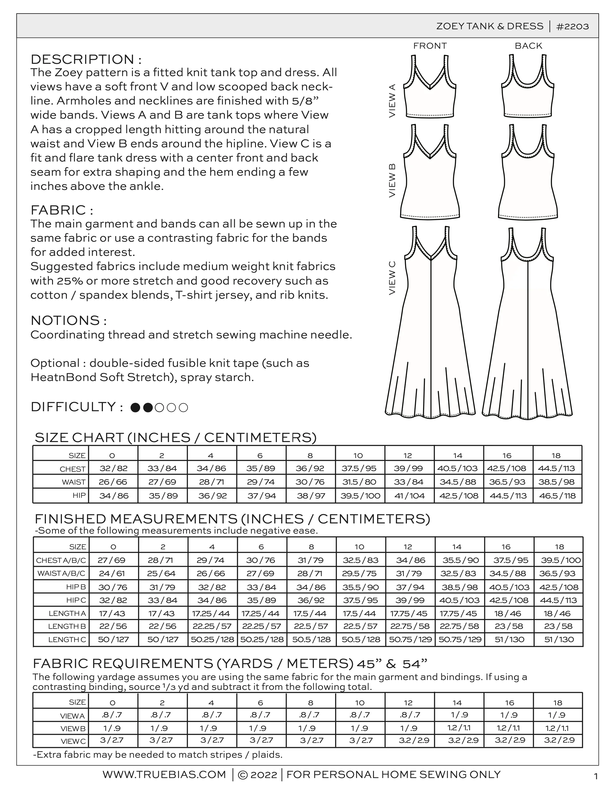 True Bias Zoey Tank and Dress - Image 30