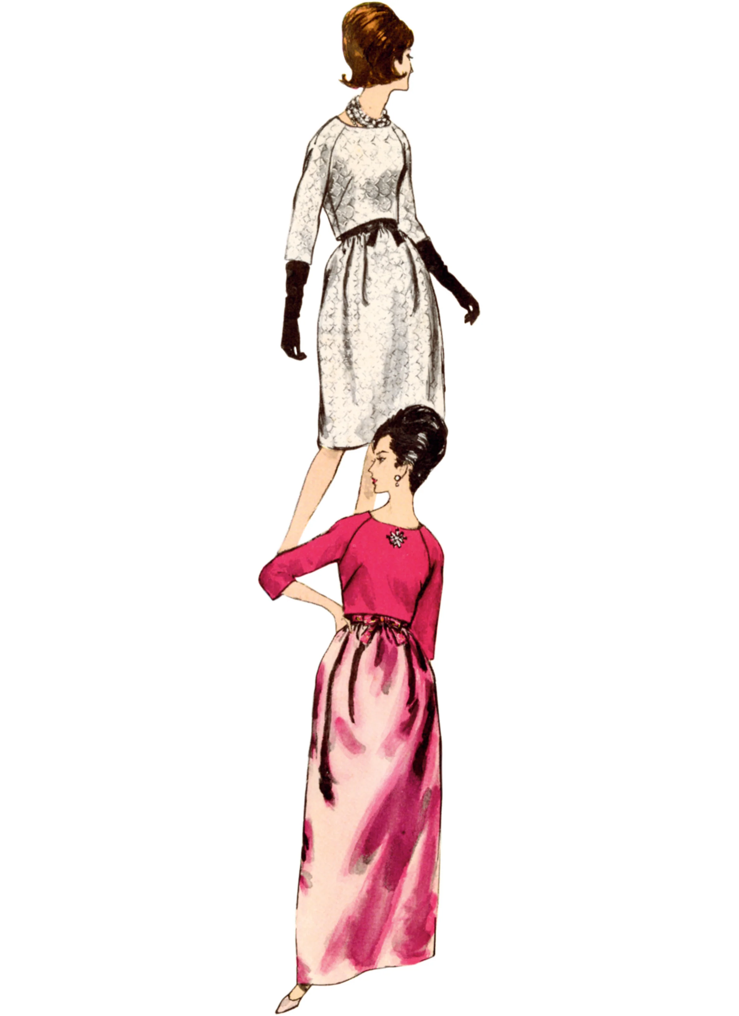 Vogue Vintage Dress & Bolero V2082 - Image 3