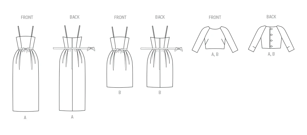 Vogue Vintage Dress & Bolero V2082 - Image 4