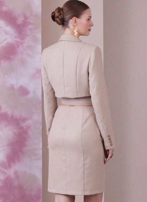 Vogue Blazer Dress V1936 - Image 7