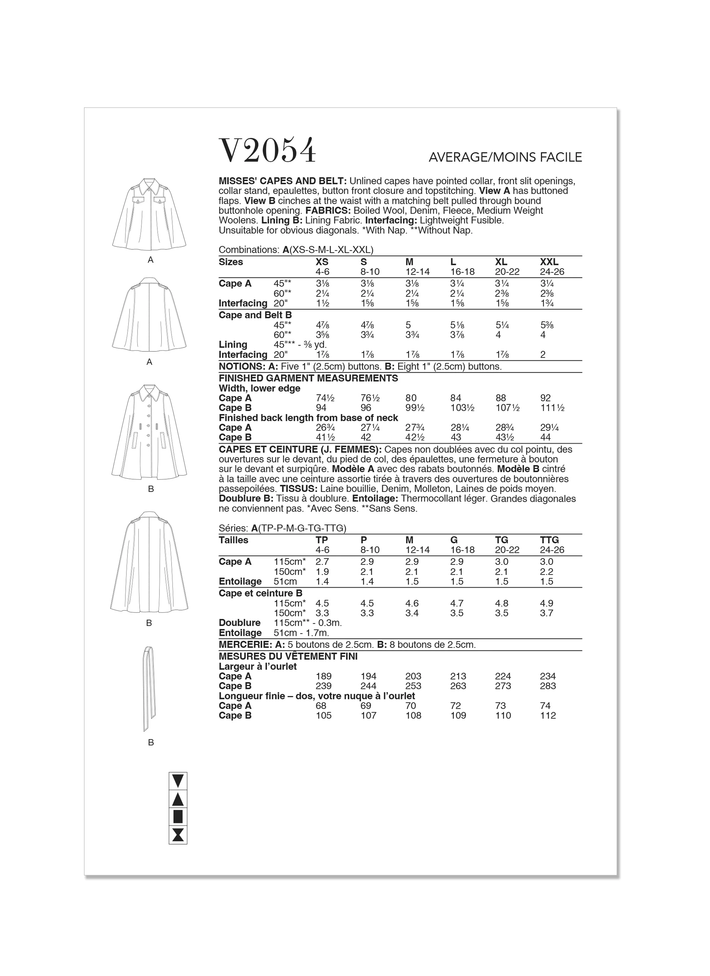 Vogue Cape V2054 - Image 9