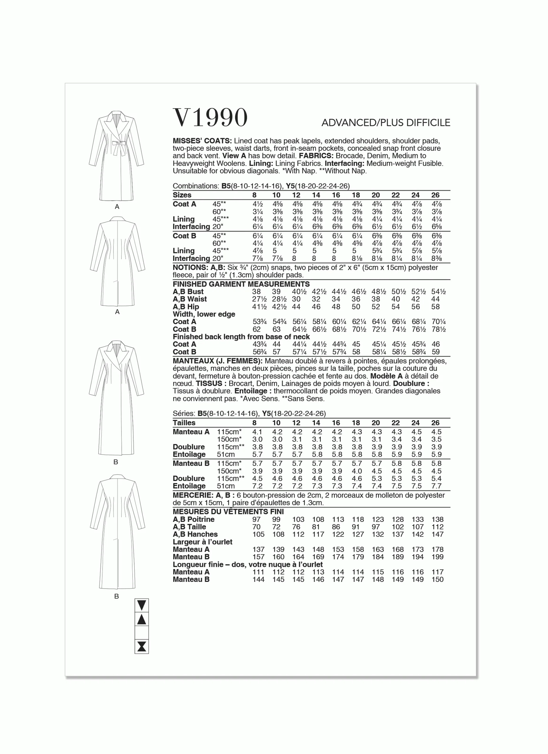 Vogue Coats V1990 - Image 8