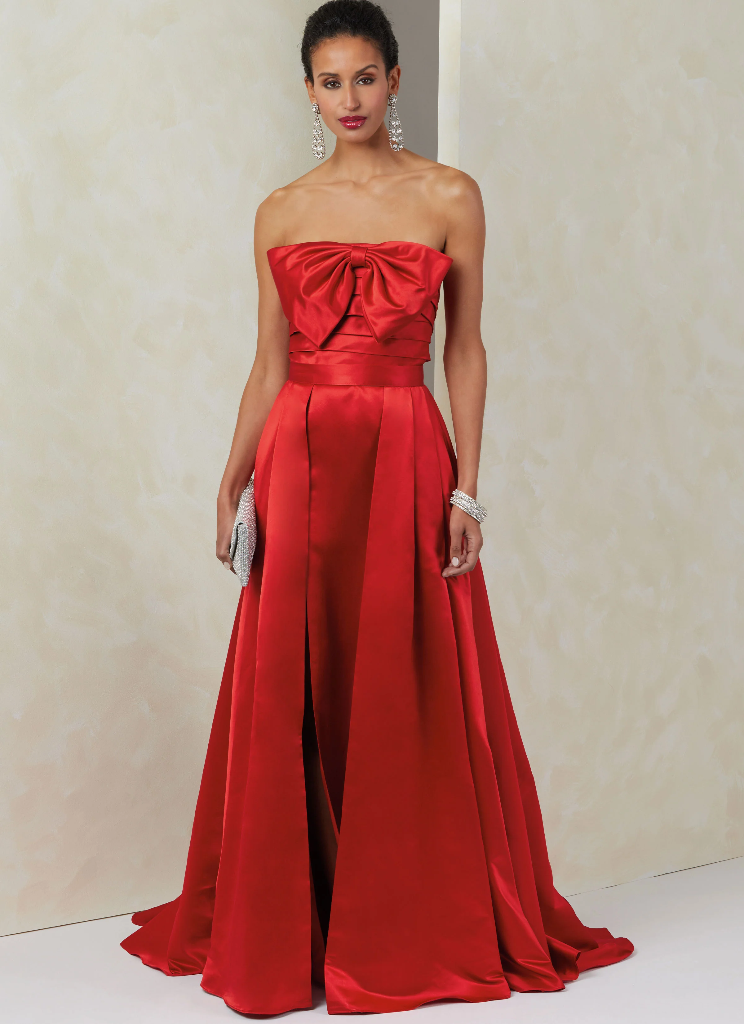 Vogue Dress and Overskirt V2088 - Image 3
