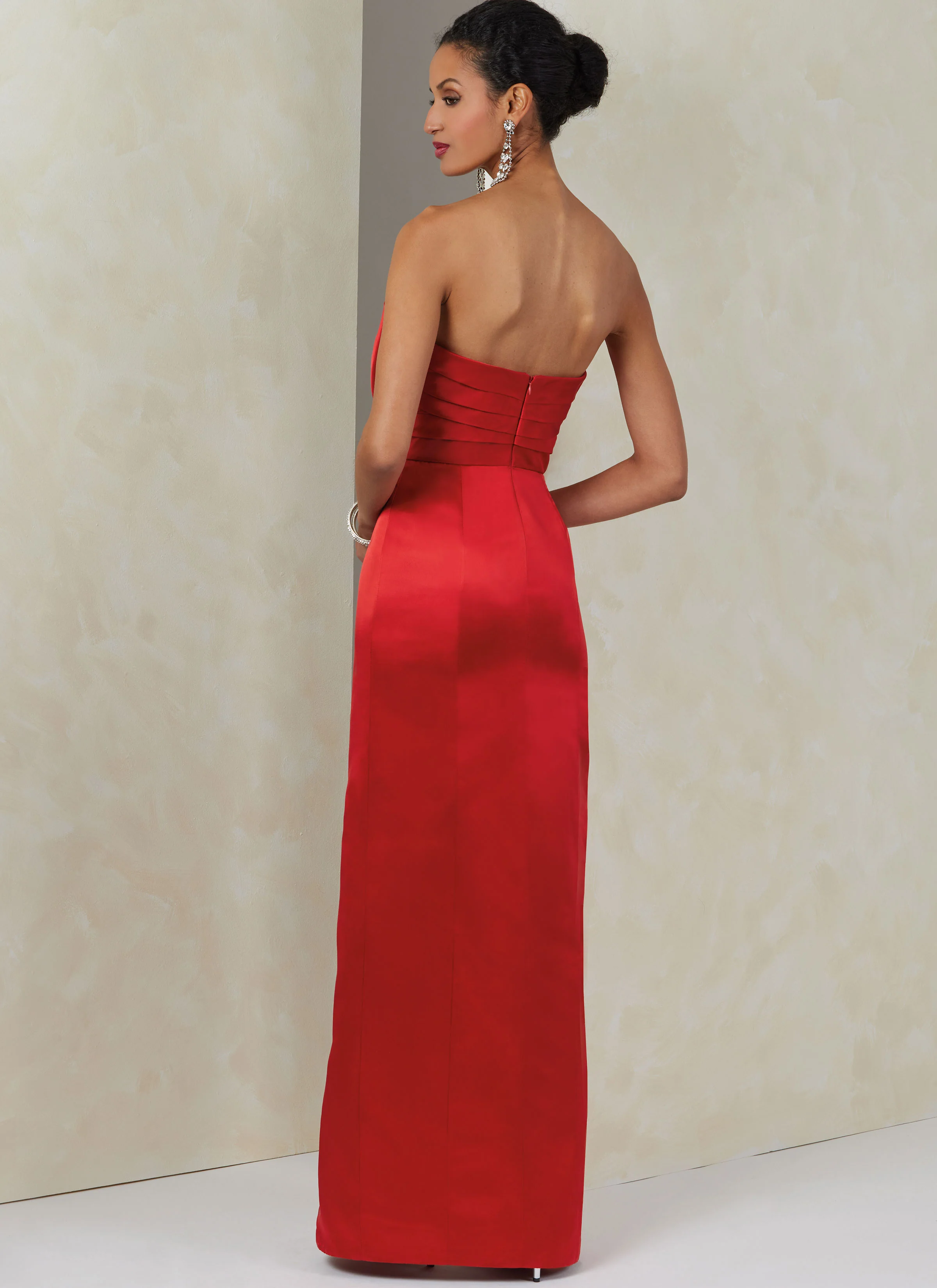 Vogue Dress and Overskirt V2088 - Image 4