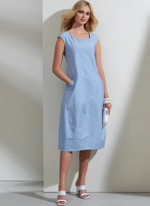 Vogue Dress and Top V1860 - Image 3