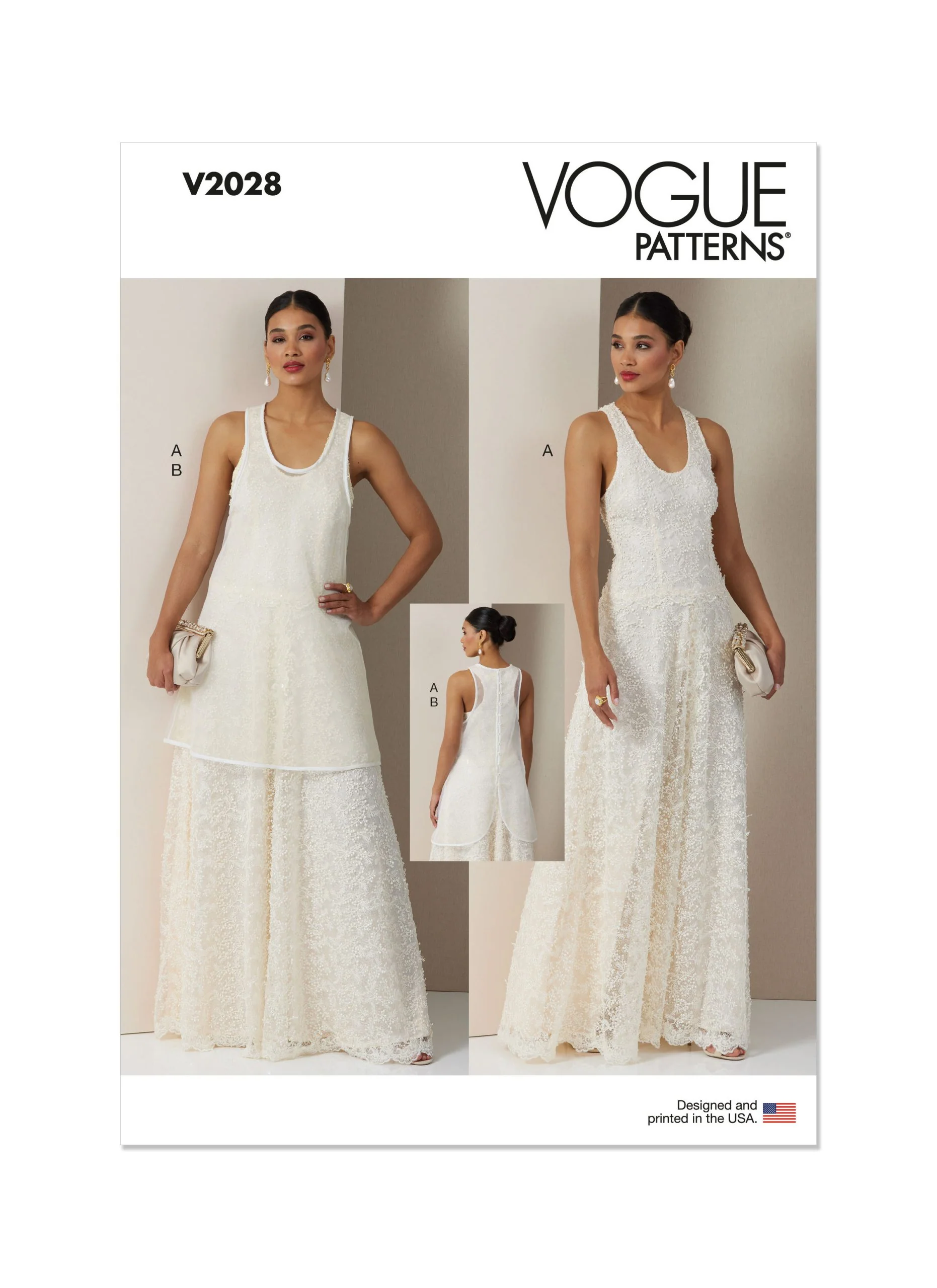 Vogue Dress & Overdress V2028 - Image 2
