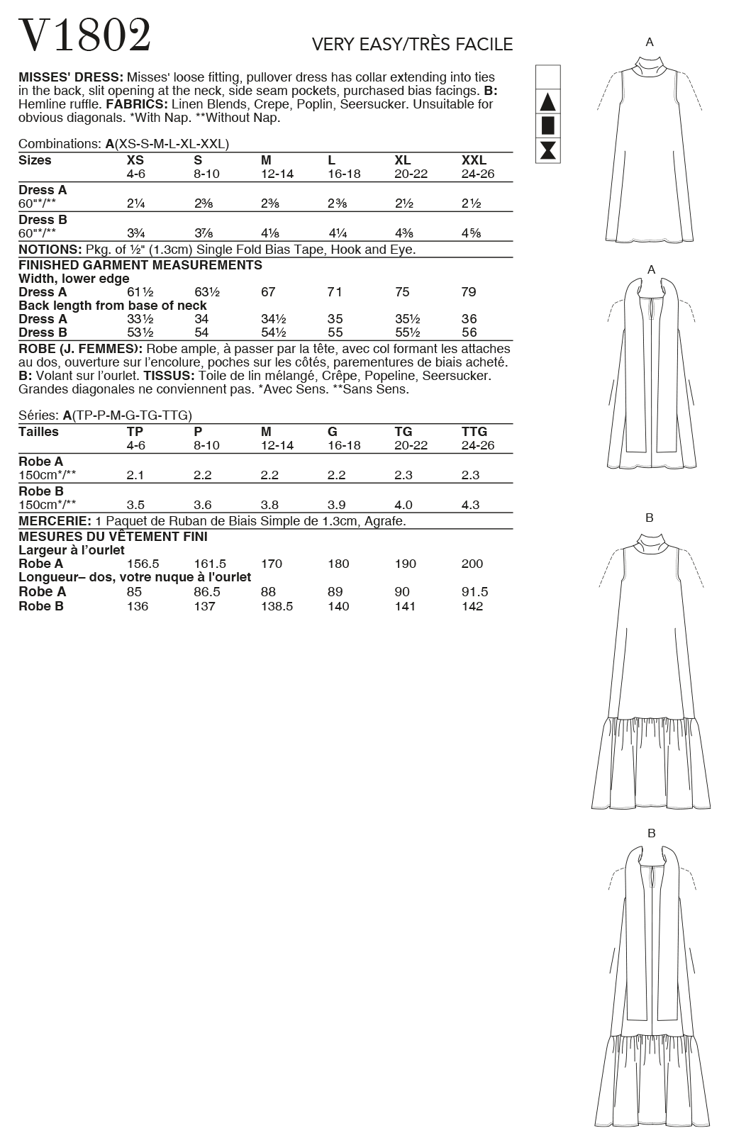 Vogue Dress V1802 - Image 7