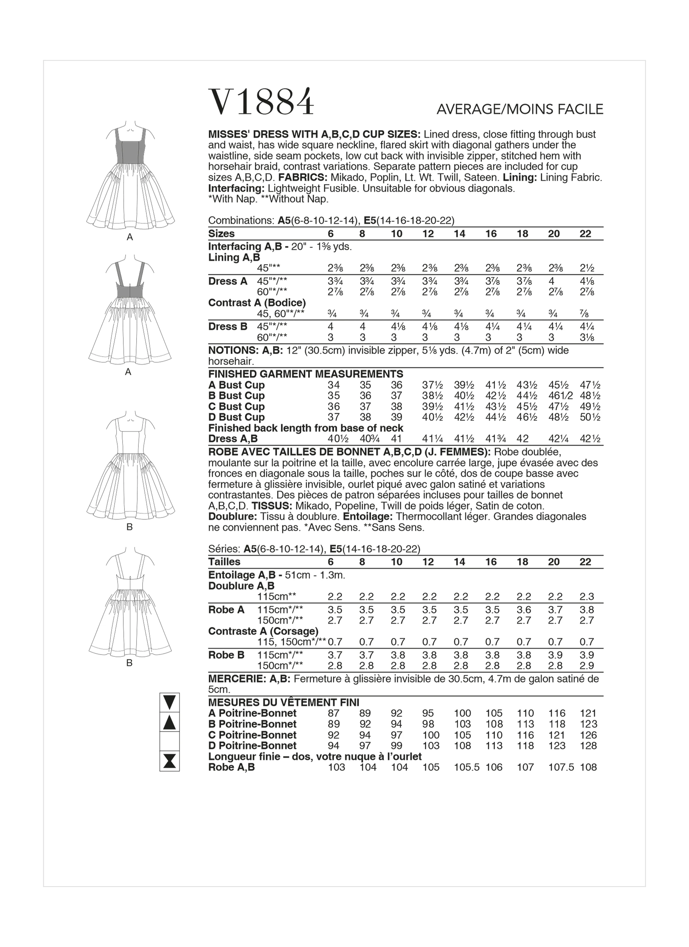 Vogue Dress V1884 - Image 9
