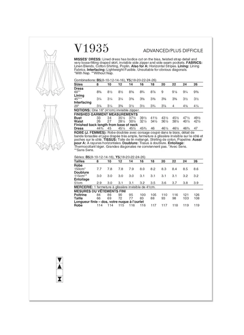 Vogue Dress V1935 - Image 6