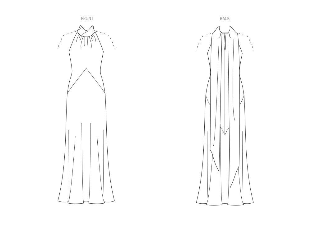 Vogue Dress V2008 - Image 4
