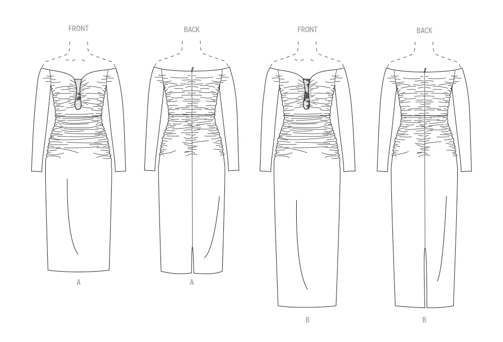 Vogue Dress V2063 - Image 6