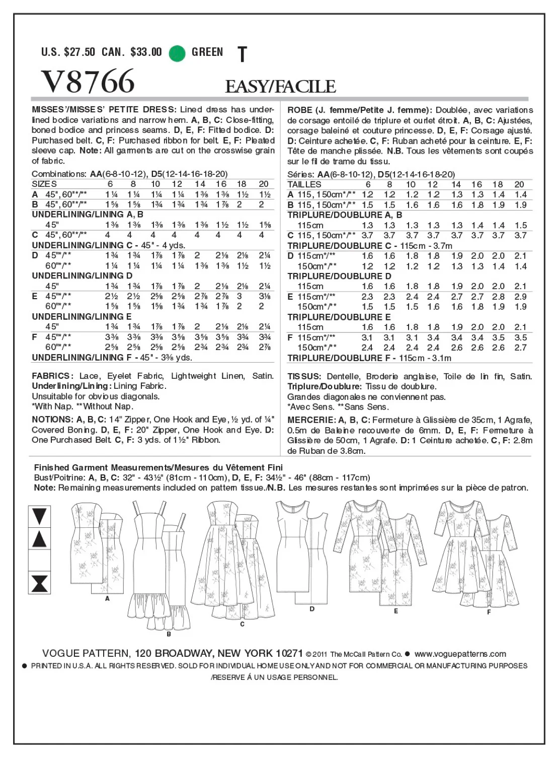 Vogue Dress V8766 - Image 10