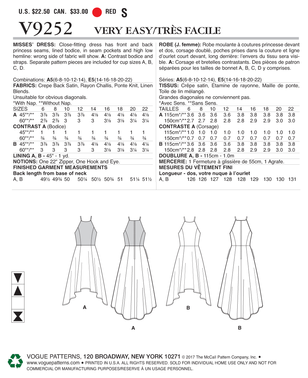 Vogue Dress V9252 - Image 7