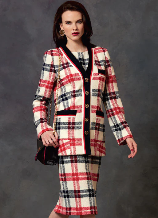 Vogue Jacket, Dress and Skirt V1643 - Image 5