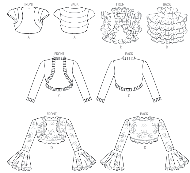 Vogue Jacket/Shrug V8957 - Image 5