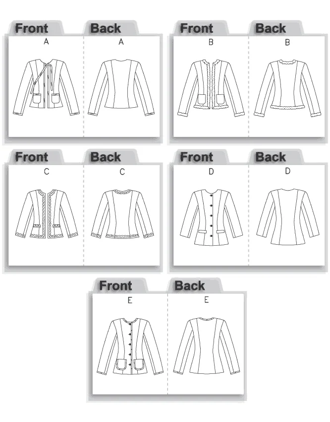 Vogue Jacket V7975 - Image 9