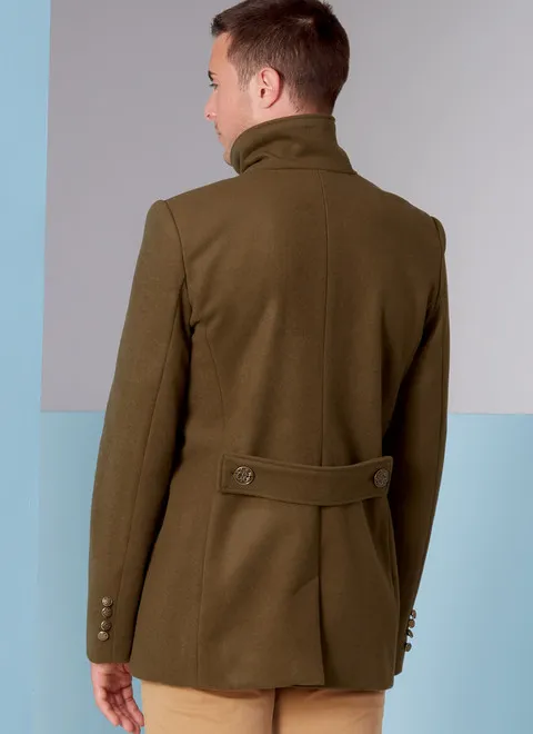 Vogue Men's Coat V1853 - Image 7