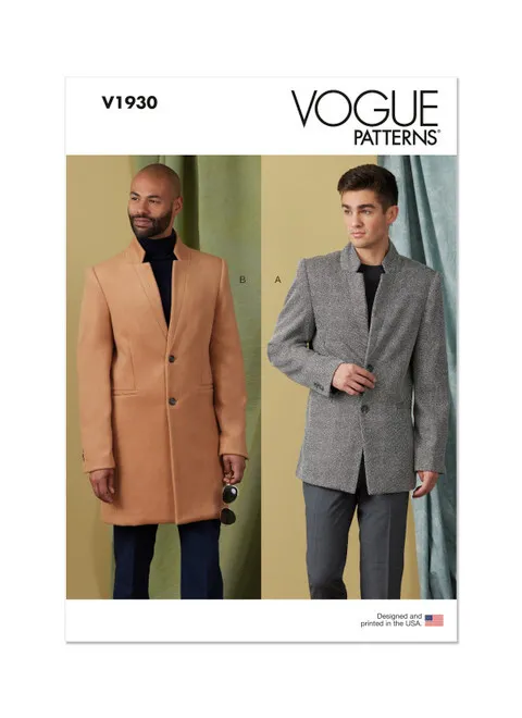 Vogue Men's Coat V1930 - Image 2