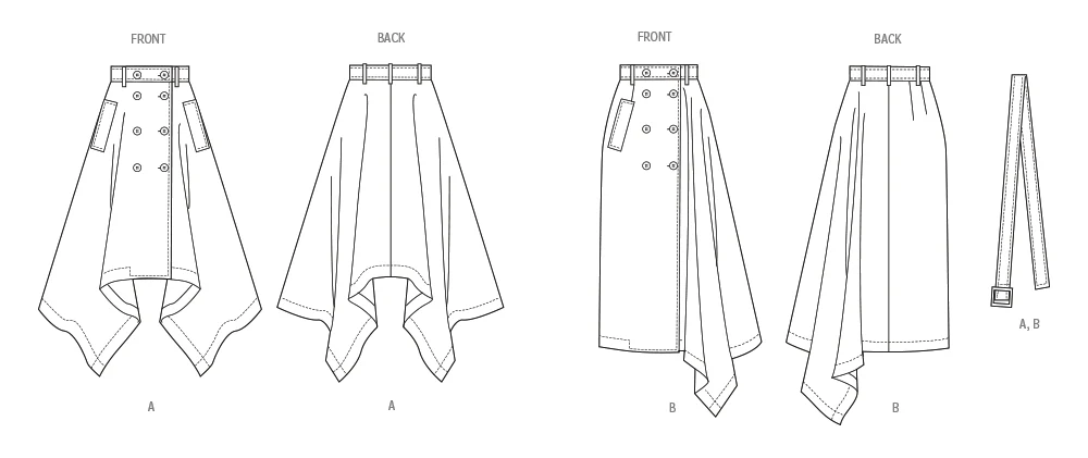 Vogue Skirt V2050 - Image 6