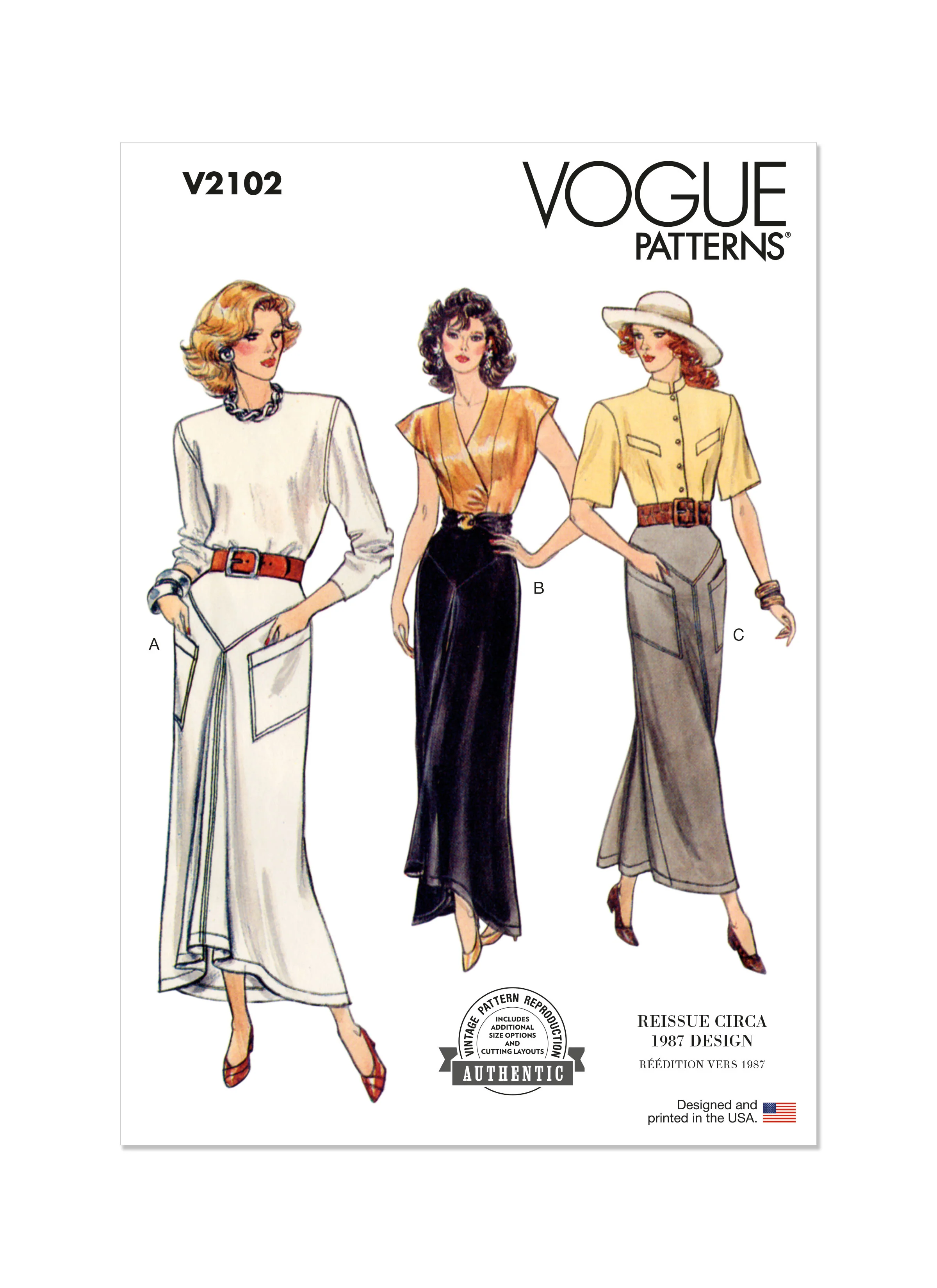 Vogue Skirt V2102 - Image 2