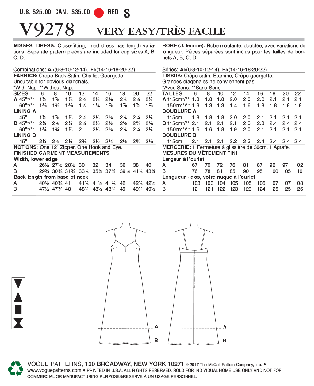 Vogue Slip-Style Dress V9278 - Image 8