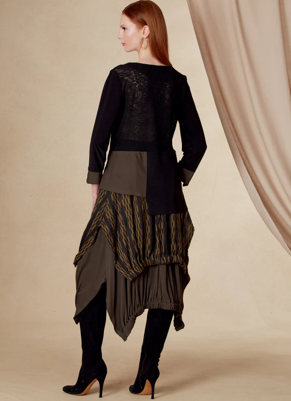 Vogue Top and Skirt V1820 - Image 5