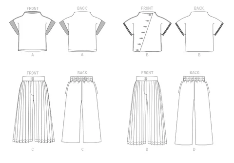 Vogue Top and Trousers V1868 - Image 5