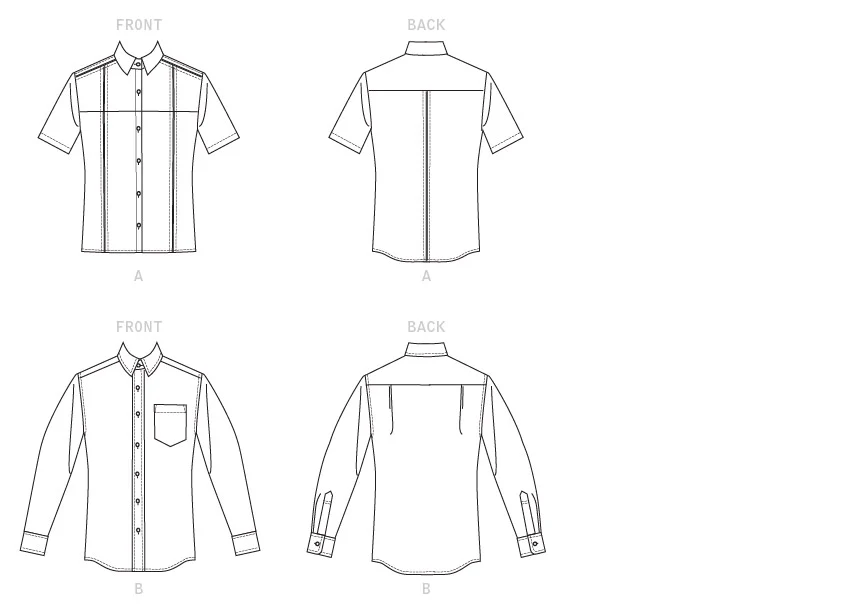 Vogue Unisex Shirt V1622 - Image 5