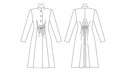Vogue Vintage Coat V1903 - Image 4