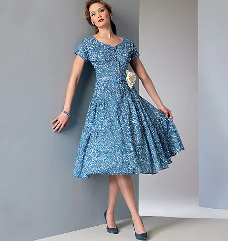 Vogue Vintage Dress V9106 - Image 3