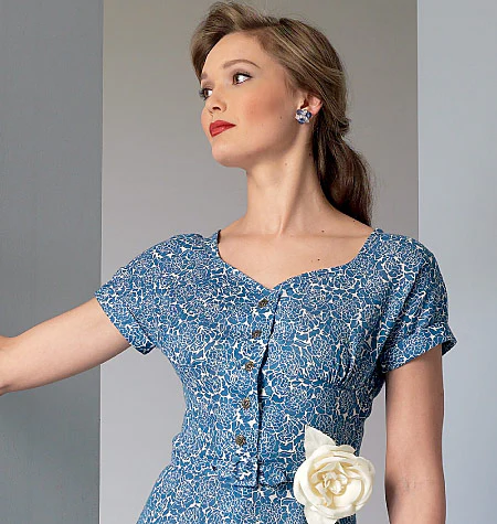 Vogue Vintage Dress V9106 - Image 4