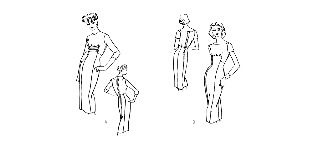 Vogue Vintage Dresses V1979 - Image 4