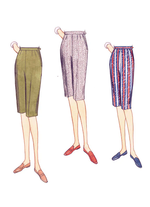 Vogue Vintage Shorts and Trousers V9189 - Image 3