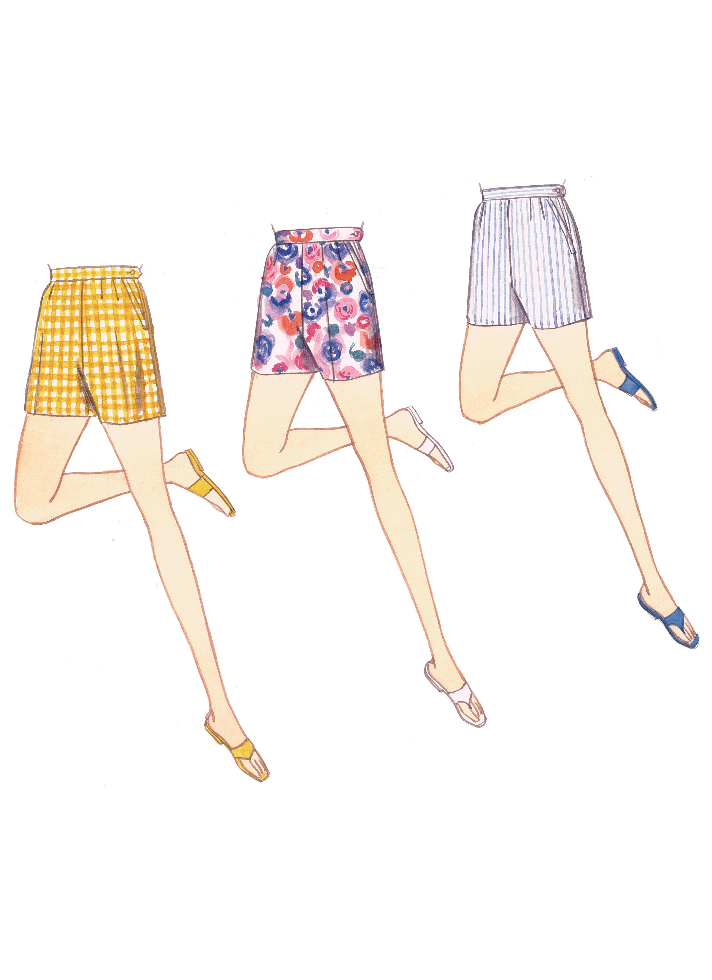 Vogue Vintage Shorts and Trousers V9189 - Image 5