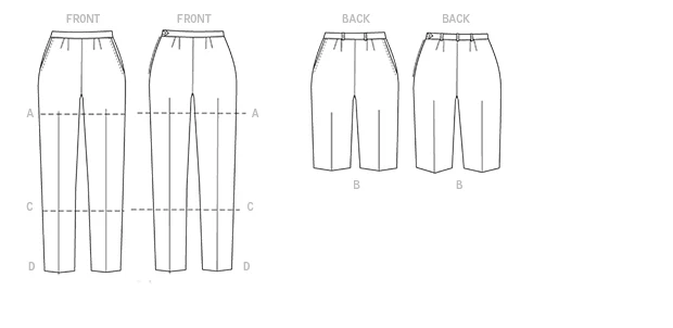 Vogue Vintage Shorts and Trousers V9189 - Image 6
