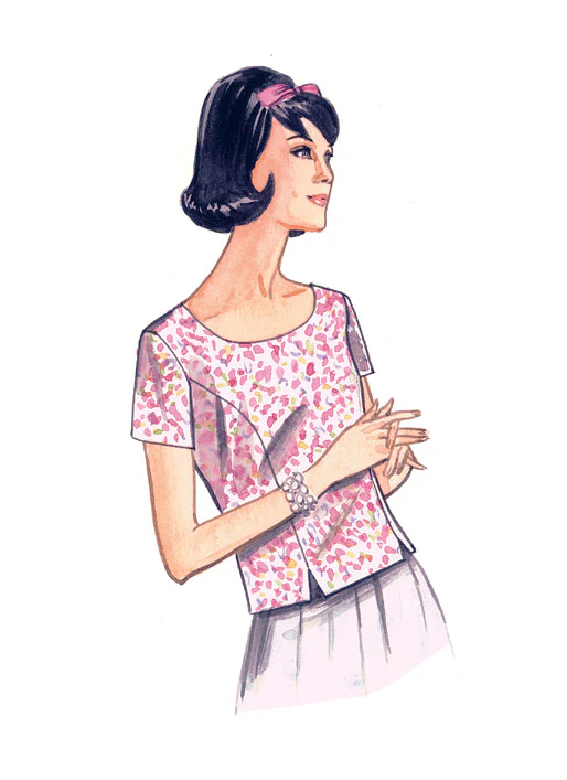 Vogue Vintage Top V9187 - Image 4