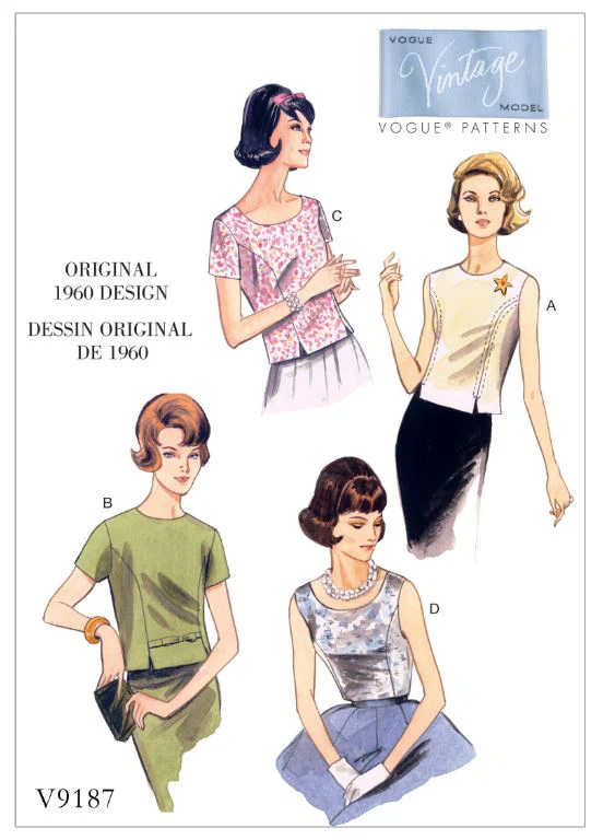 Vogue Vintage Top V9187 - Image 7