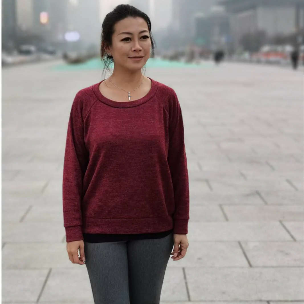 Wardrobe by Me Boxy Raglan Sweater - Image 3